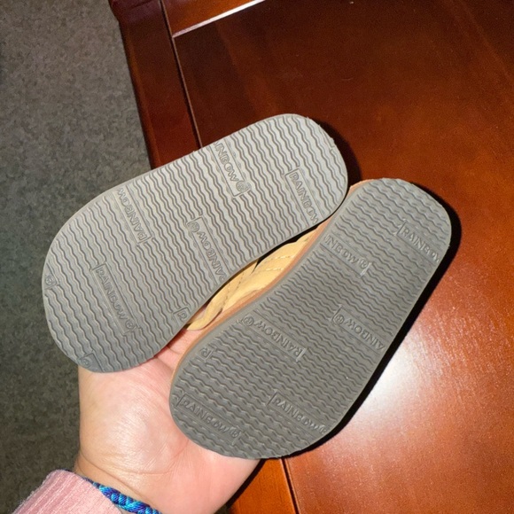 Rainbow Kids Beige Flip Flops - Picture 3 of 3